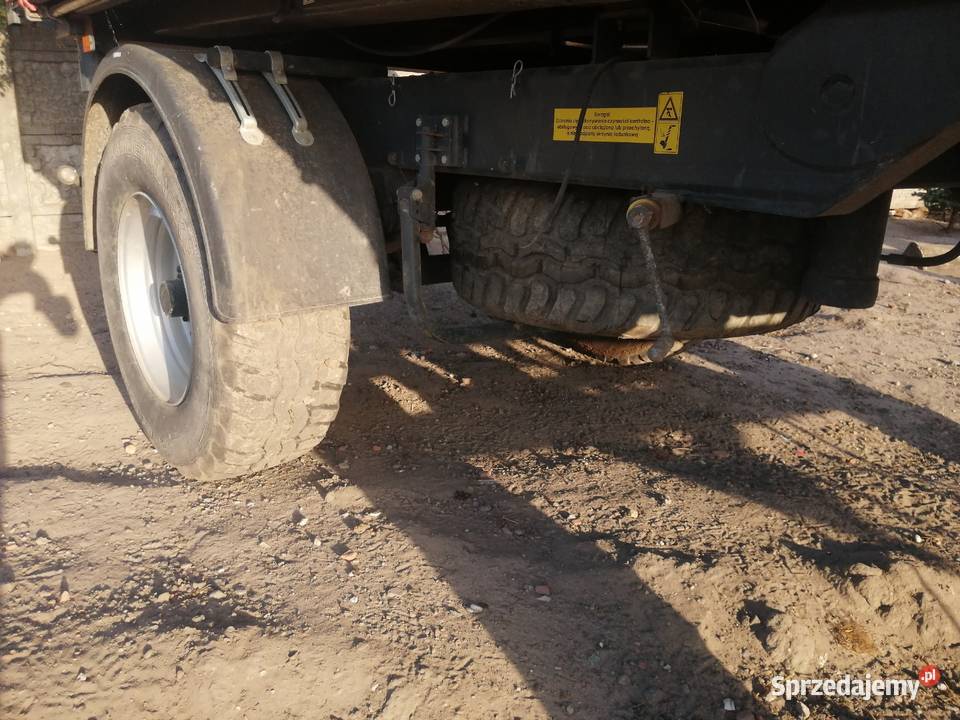 Przyczepa 10T Metal Fach T7112 nieuszkodzony Maszyny rolnicze Milicz