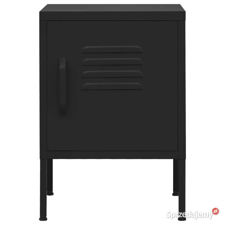 Szafka nocna czarna 35x35x51 stalowa WM336214 mazowieckie Warszawa