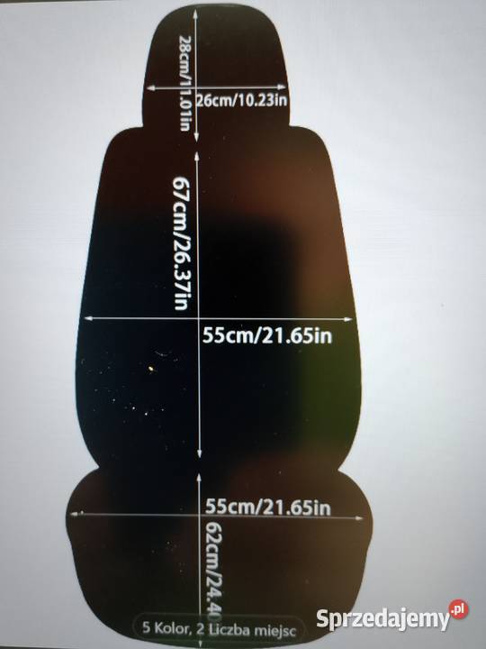 Piękne nowe pokrowce Premium skóra PU 2 fotele Zgierz