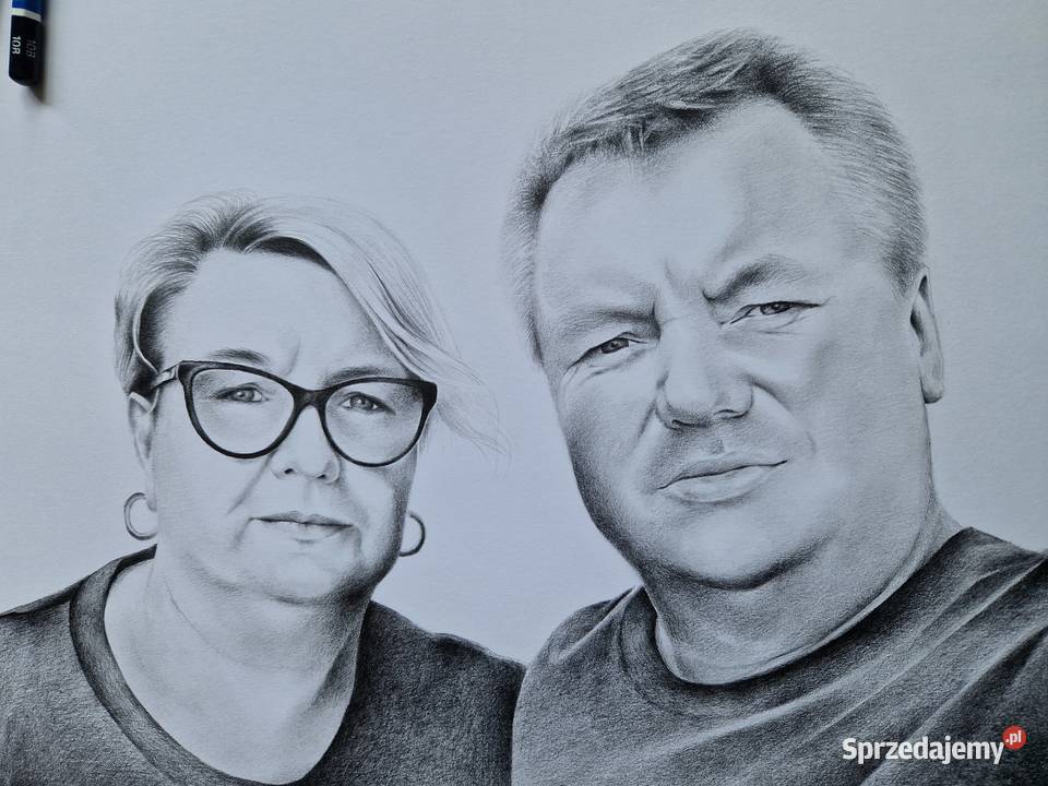 Prezent babci i dziadka portret ze zdjęcia Usługi Nowy Sącz