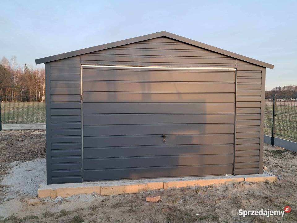 Garaż blaszany wiata Wzmocniony PROFILAMI