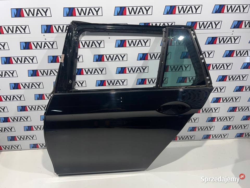 BMW F11 DRZWI LEWY TYŁ TYLNE 668 SCHWARZ 2 W osobowe