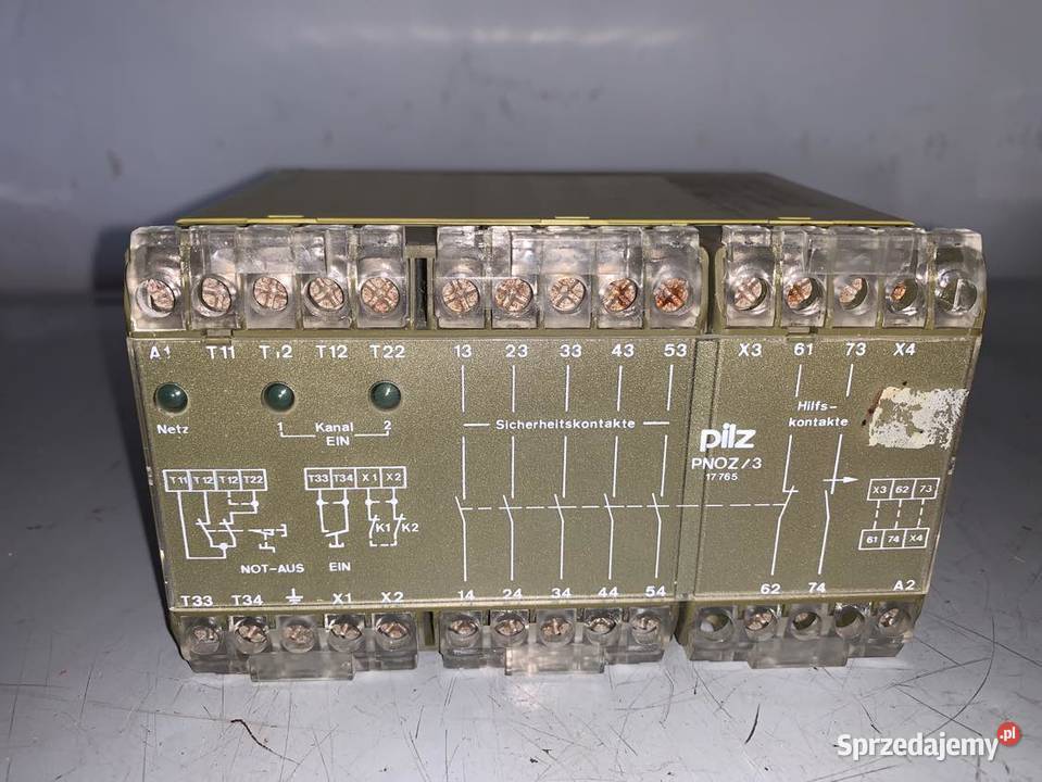 Pilz PNOZ3 230VAC 5S 1O 1W 474850
