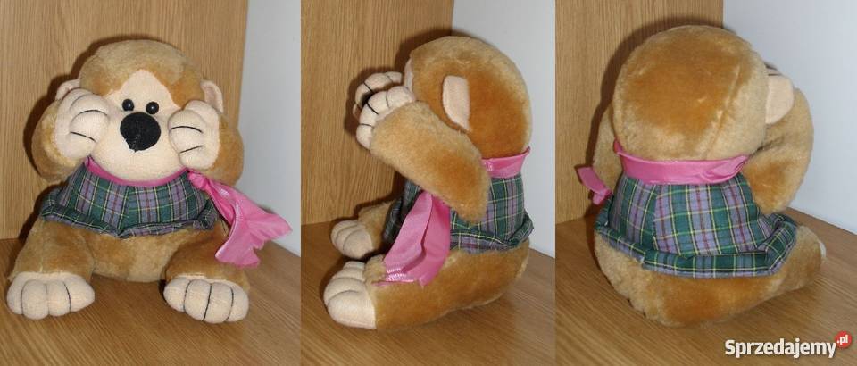 ŚLICZNA PLUSZOWA MAŁPKA łódzkie Łódź sprzedam