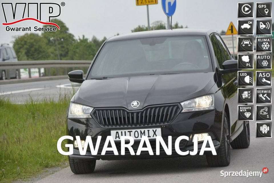 koda Fabia 10 TSI Monte Carlo nawi kamera Sędziszów Małopolski
