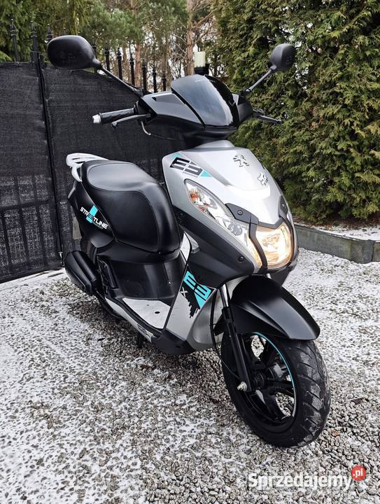 Skuter Peugeot Kisbee 50cc 4T 2023r 1600 Wtrysk łódzkie Łask