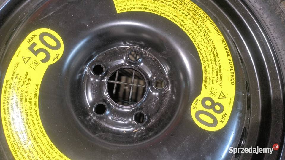 Koło dojazdowe zapasowe VAG 2Q0601027AL R18 Koła dojazdowe Motoryzacja Bytom