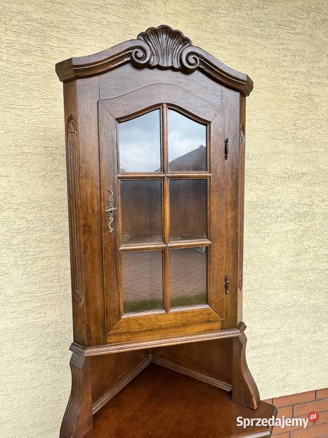 Kredens witryna narożna stylowa rogówka szafka Garwolin