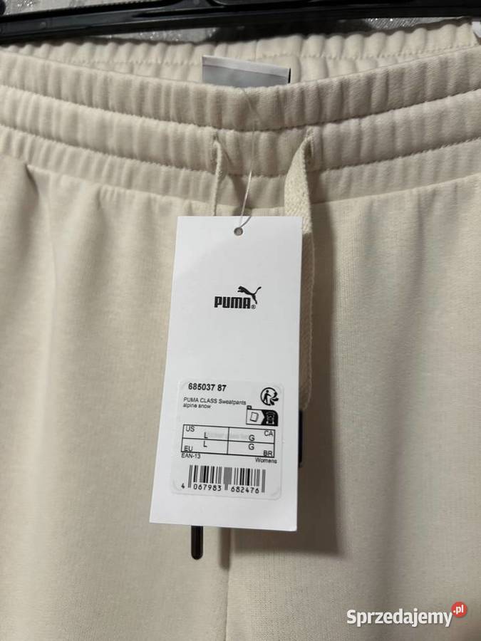Beżowe dresy 48 Puma Warszawa