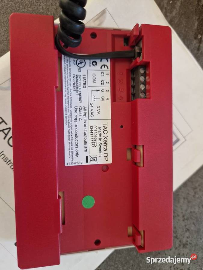 Panel operatorski Schneider TAC Xenta OP Elektronika Katowice