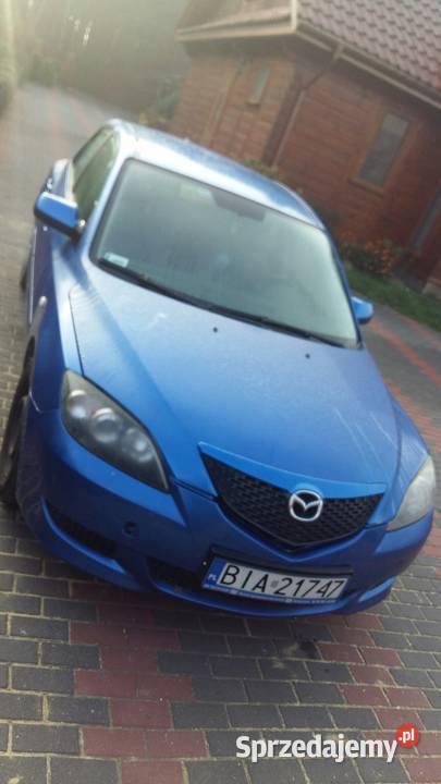 MAZDA 3 2005 NIEBIESKA SPRZEDAM centralny zamek Białystok sprzedam