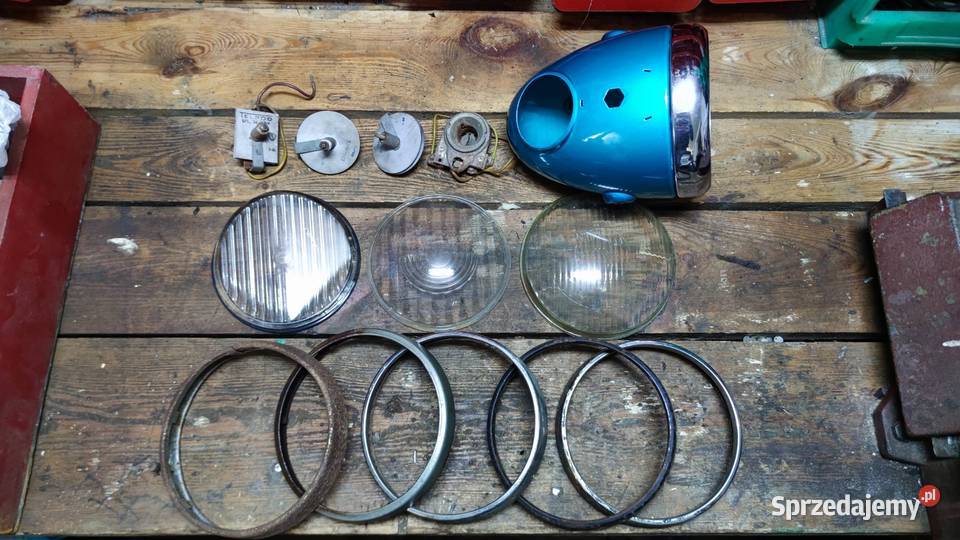 Lampa szkło prostownik ramka wsk