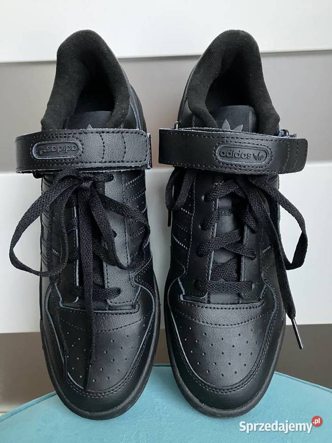 Nowe czarne męskie sneakersy buty Adidas Forum Sportowe Nisko