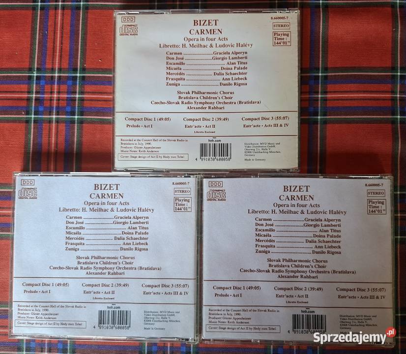 Opera Classics Bizet Carmen 2CD małopolskie
