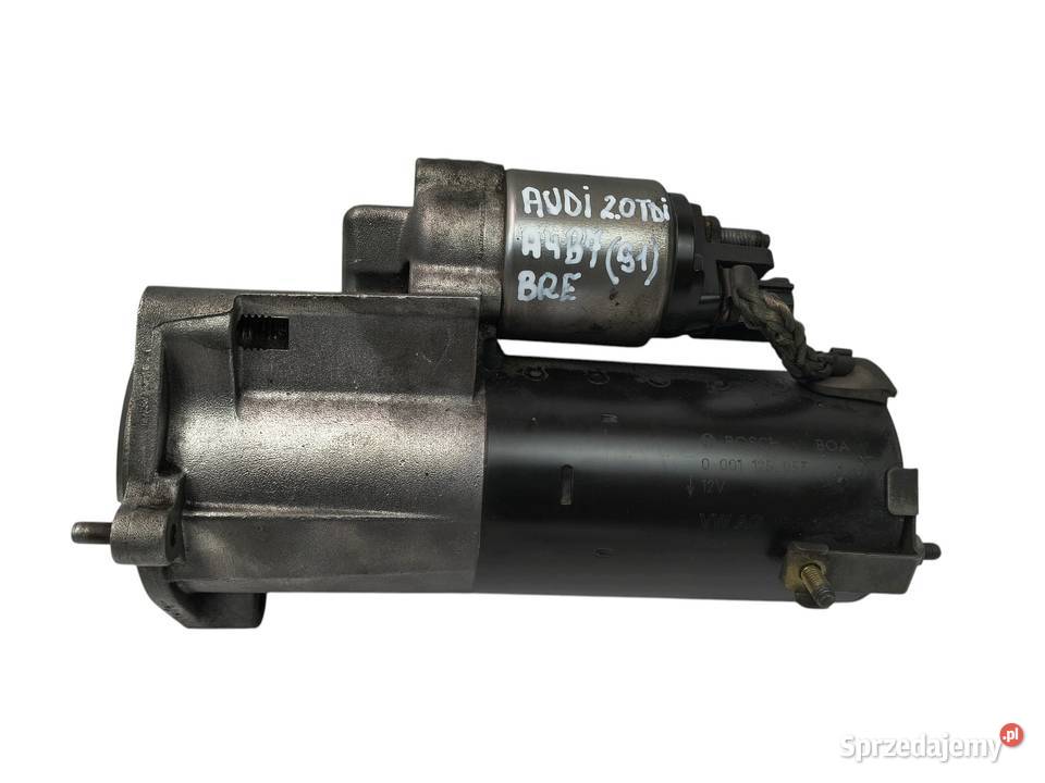 ROZRUSZNIK Audi A4 B7 A6 C6 20 TDI bosch BRE 140 Układ elektryczny silnika Chełm