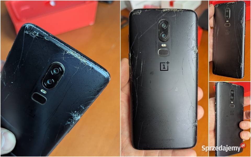 Telefon Oneplus 6 oryginalne pudełko sprawny Wólka Brzózka