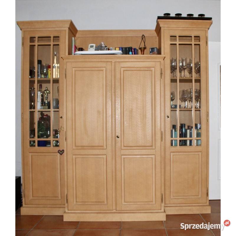 Meble używane z Niemiec dębowe komoda szafa 225cm Sypniewo