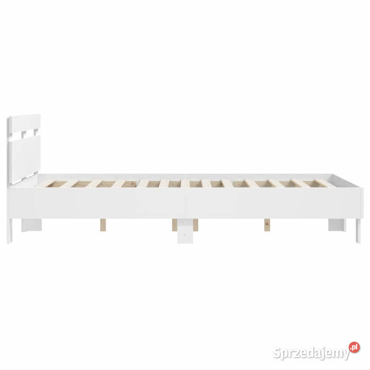 Rama łóżka z wezgłowiem biała 120x190 WM3207448 70cm Warszawa sprzedam