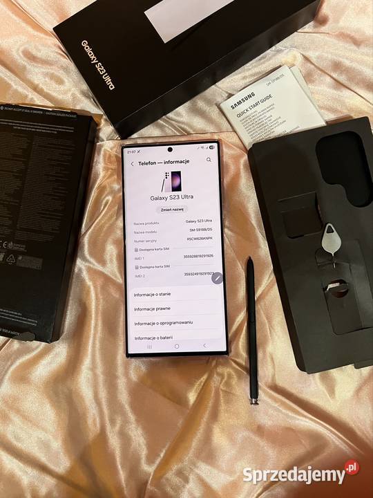 Samsunga Galaxy S23 Ultra 256 GB Przeczyce sprzedam