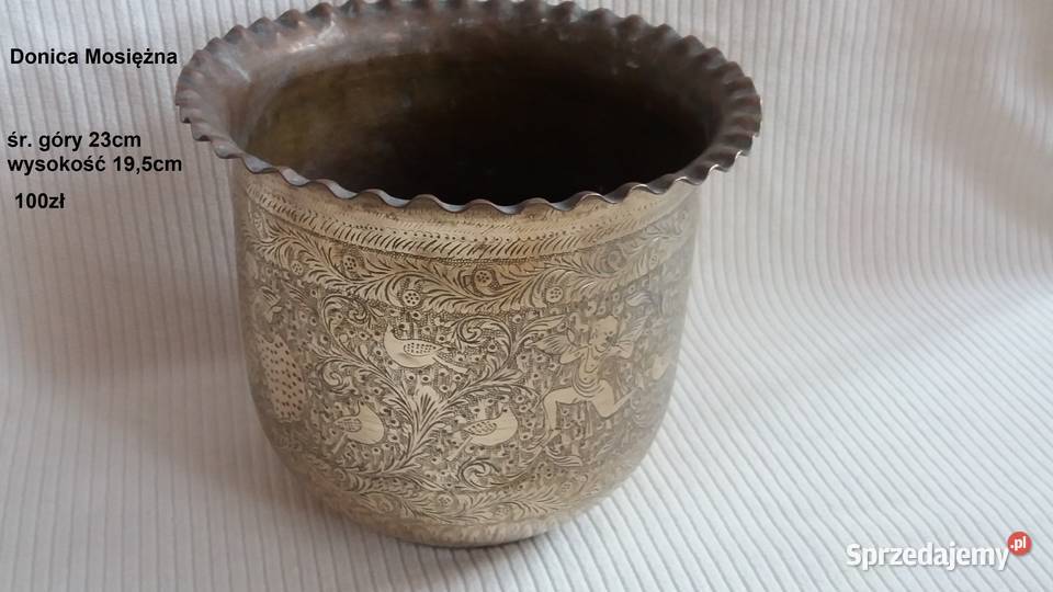 Czajnik Lampa oliwna i inne mosiężne starocie mazowieckie Płońsk