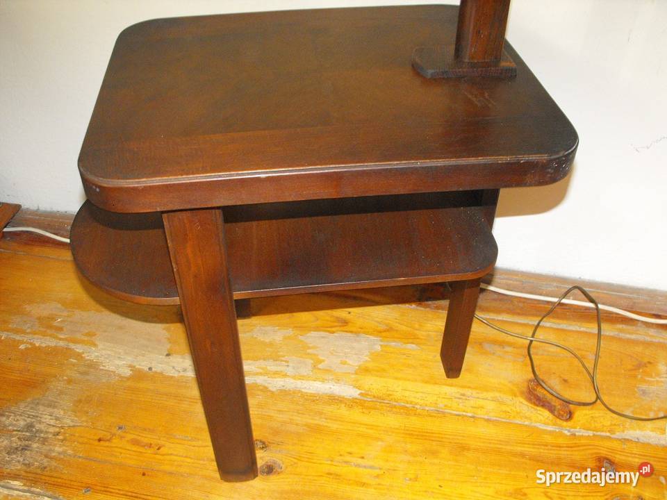 Lampa podłogowa ze stolikiem w stylu Art Deco Skierniewice