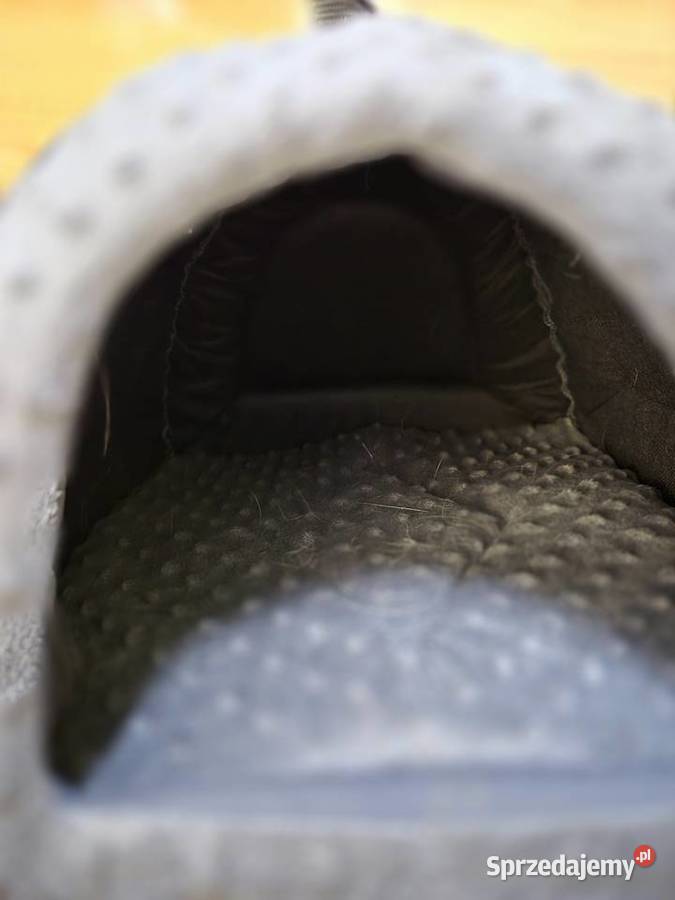 Domek budka legowisko pluszowe szare Chorzów