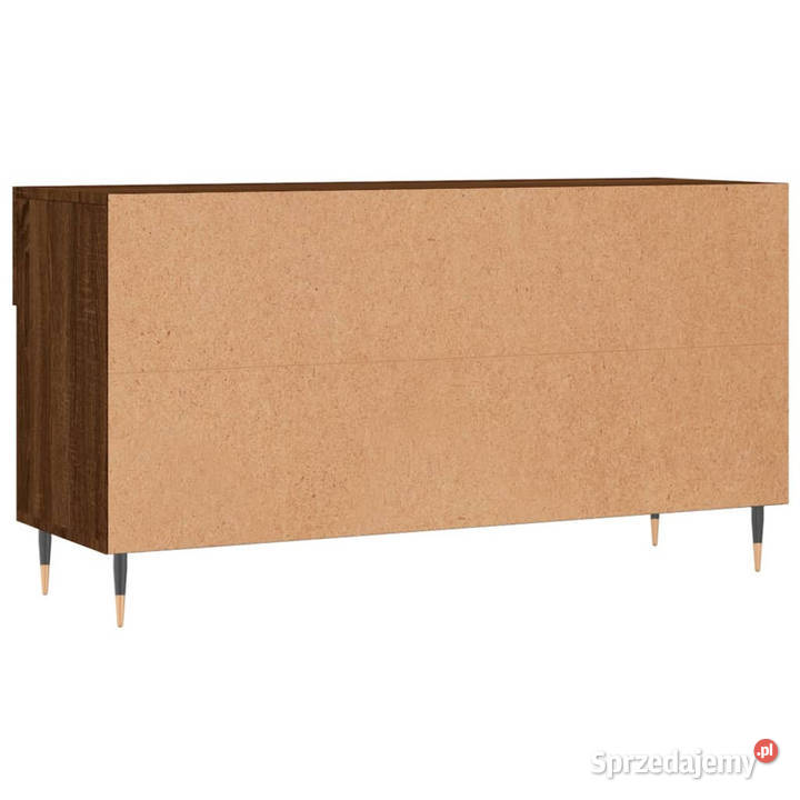 Ławka z miejscem na buty brązowy dąb 102x35x55 mazowieckie Warszawa