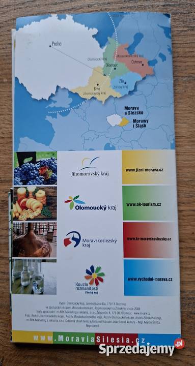 Morava a Slezsko Morawy i Śląsk przewodnik Kraków