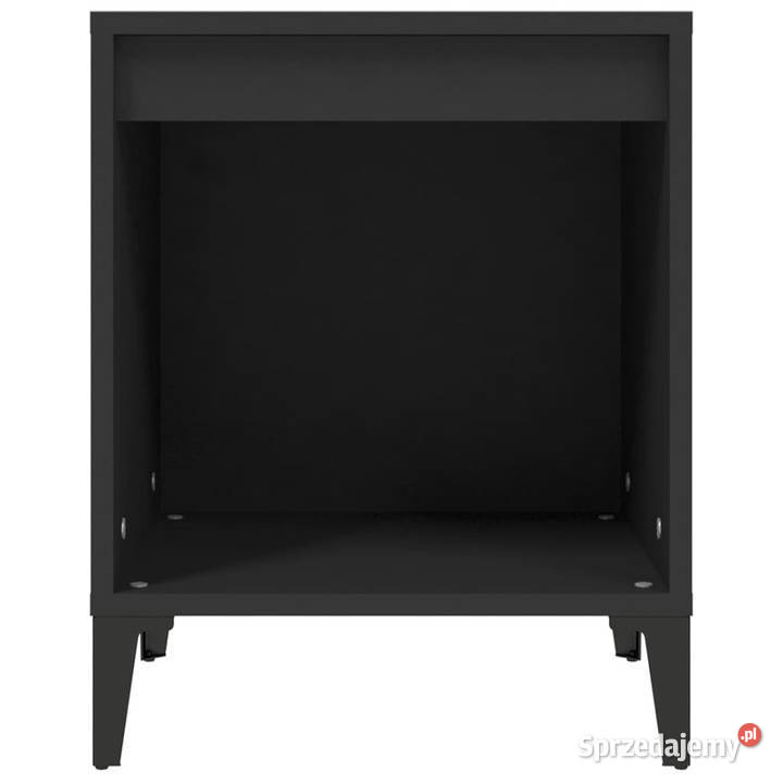 Szafka nocna czarny 40x35x50 WM821876 Warszawa