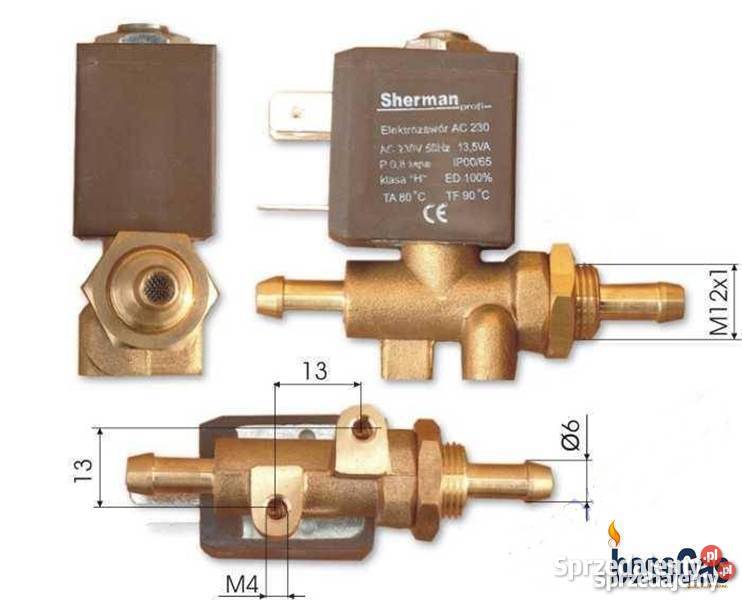 ELEKTROZAWÓR AC 230V REDUKTOR CO2 MIGOMAT Dom i Ogród Gniezno