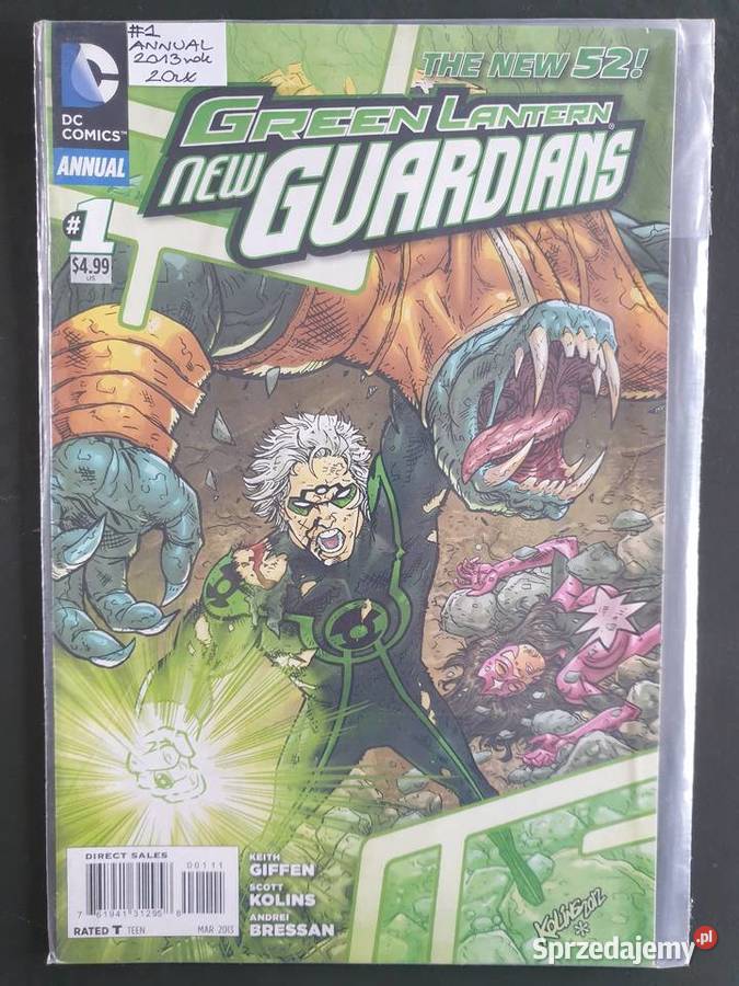 Green Lantern Guardians 19 komiksów DC USA Komiksy Gdynia sprzedam