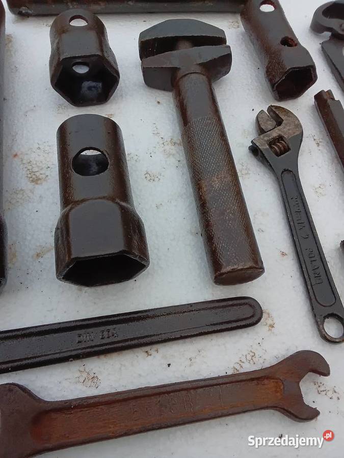 Klucze akcesoria do zabytkowych motocykli