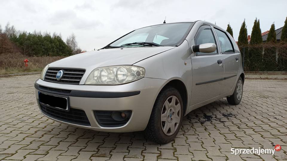 Fiat Punto II FL Dynamic 12 16V moc 80 2004 5 dr łódzkie