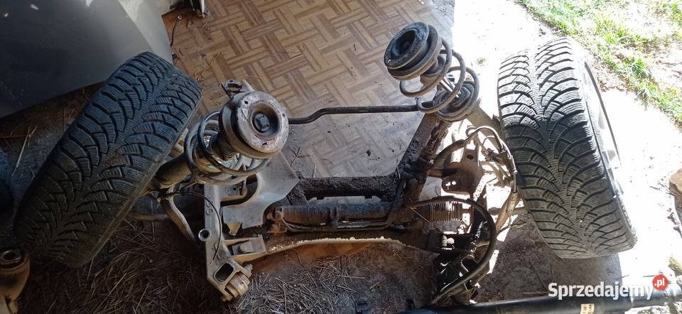 Wózek sanki wahacze maglownica piasty BMW e39