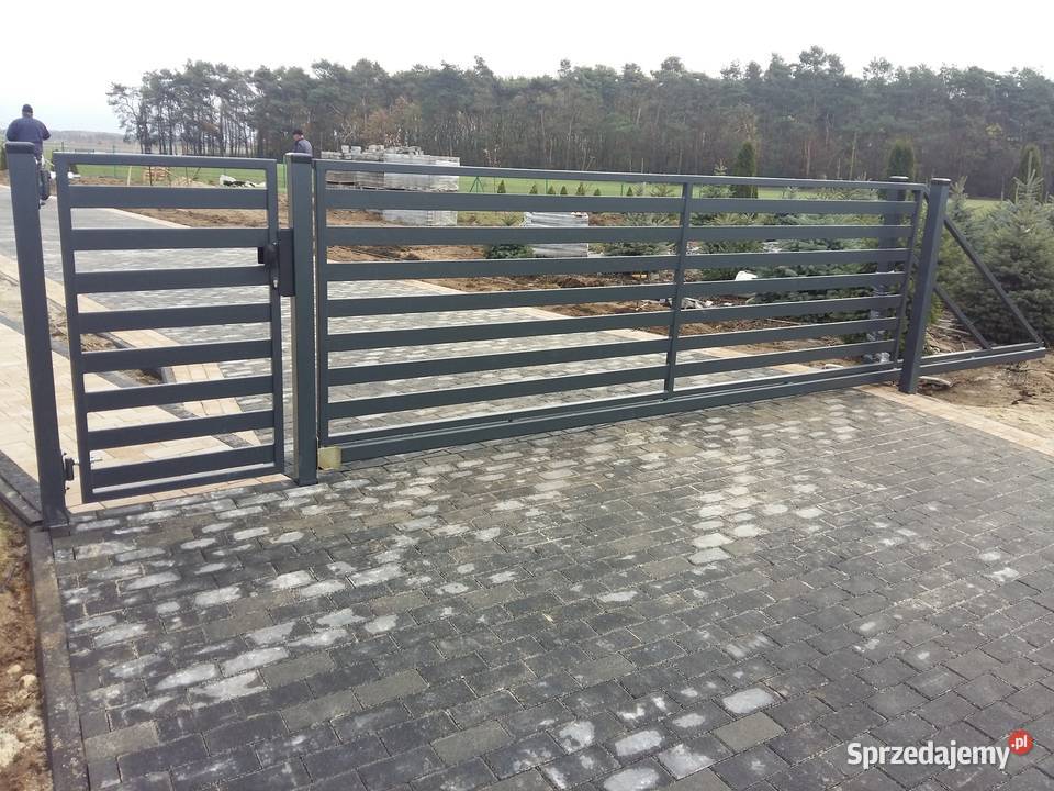 Brama przesuwna 400x120 MASTER 88 ogrodzenie ocynk Kalisz