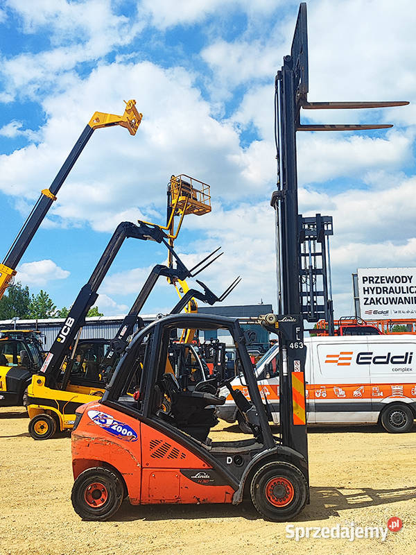 Wózek widłowy Linde H30D02 3 tony triplex 465 m Linde małopolskie