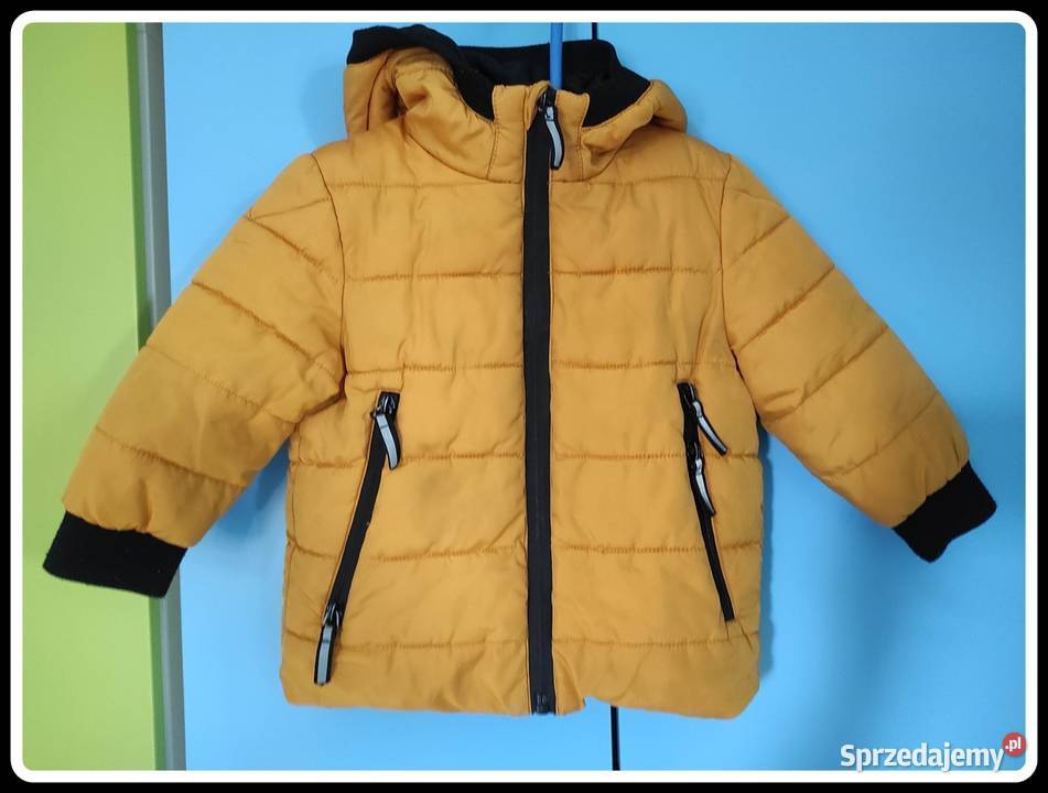 Musztardowa kurtka dziecka 12 18 miesięcy 86 Płock