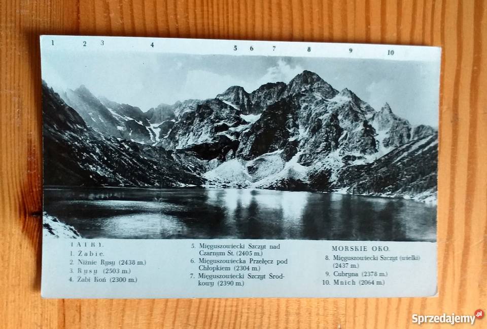 WIDOK NA MORSKIE OKO I SZCZYTY W TATRACH FOT Piszczac