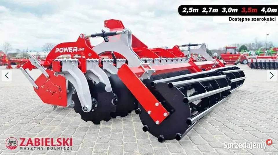 Brona talerzowa Agregat Zabiel 35 m dostawa RATY nieuszkodzony Warta Bolesławiecka