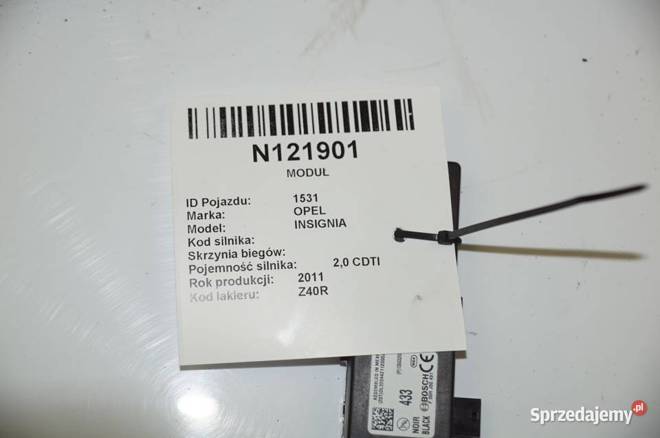 13503204 INSIGNIA A MODUŁ ZAMKA osobowe Lipno