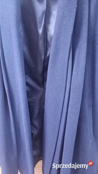 Krótki płaszcz old money granatowy Inny rodzaj