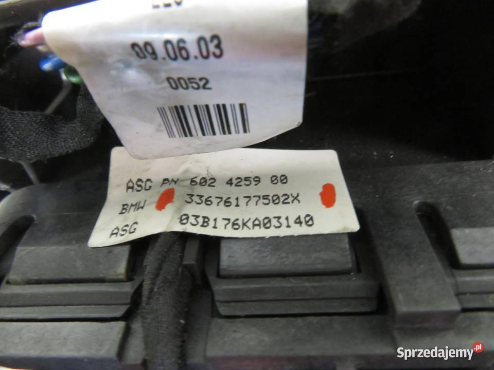 PODUSZKA KIEROWCY BMW E65 33676177502X małopolskie