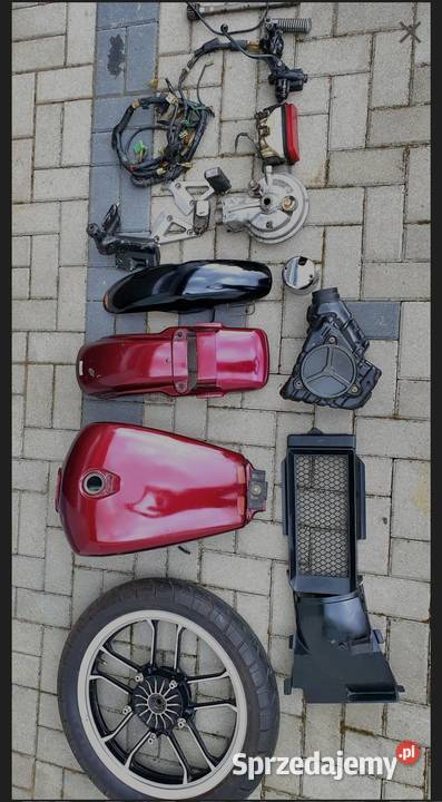 HONDA VT 500 felga błotnik osłona dyfer set Nowy Tomyśl