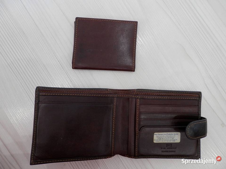 Portfel Męski Skórzany Marks Spencer na Prezent Dla mężczyzn Moda i Styl podlaskie Łomża