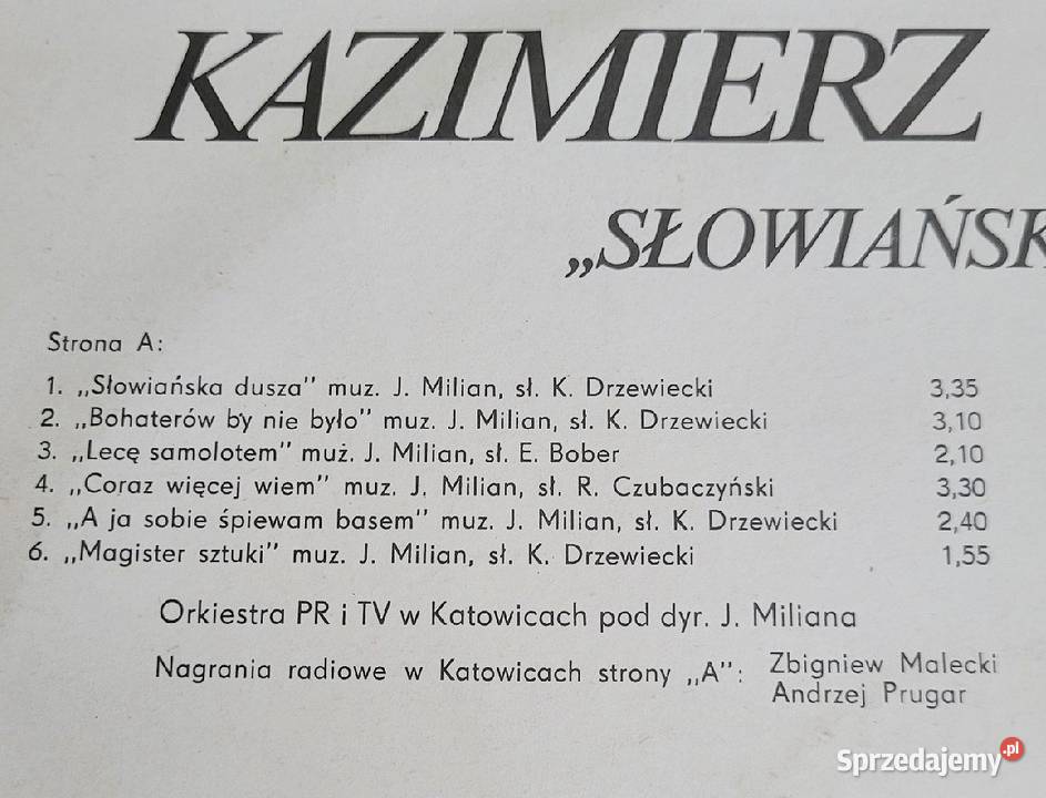 Kazimierz Kowalski Słowiańska Dusza płyta płyta winylowa Chełmno