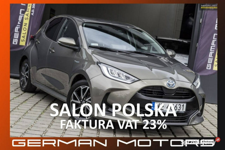 Toyota Yaris LEDY Kamera Automat Gwarancja FV23 pomorskie