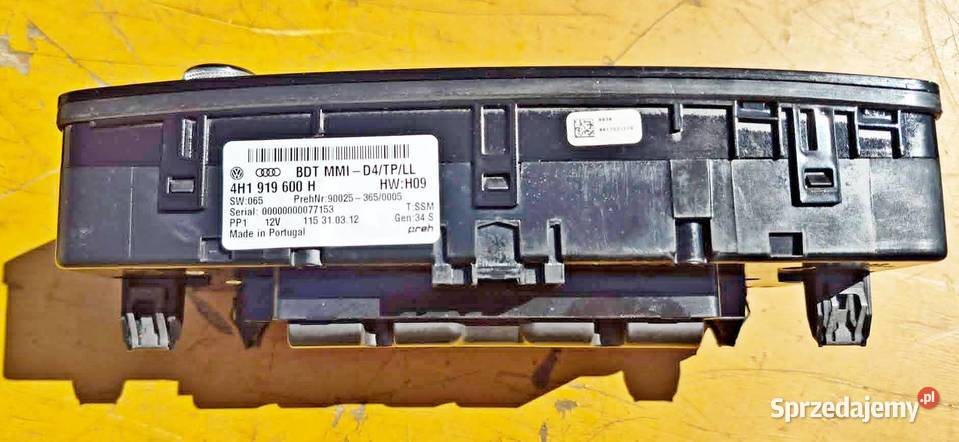 AUDI A8 D4 PANEL STEROWANIA MMI 4H1919600MH mazowieckie
