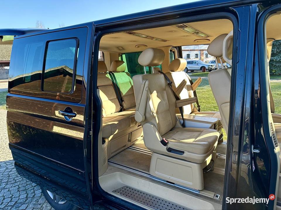 VW Multivan T5 Highline 1 właściciel kupiony w wielofunkcyjna kierownica Kalisz
