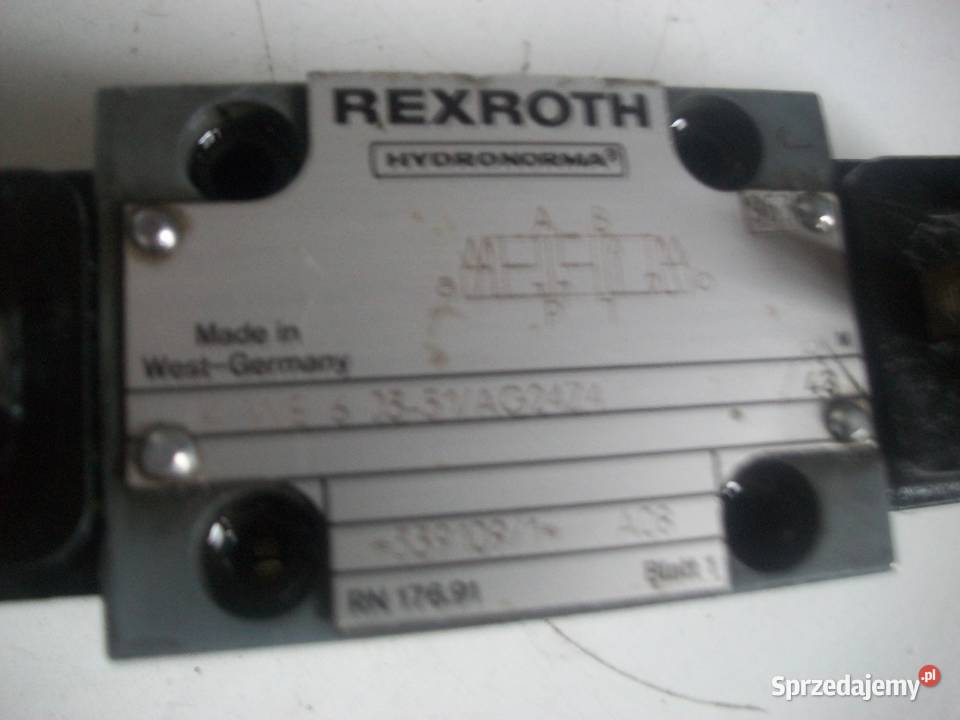 Zawór 4WE6J3 24VDC 220VAC małopolskie sprzedam