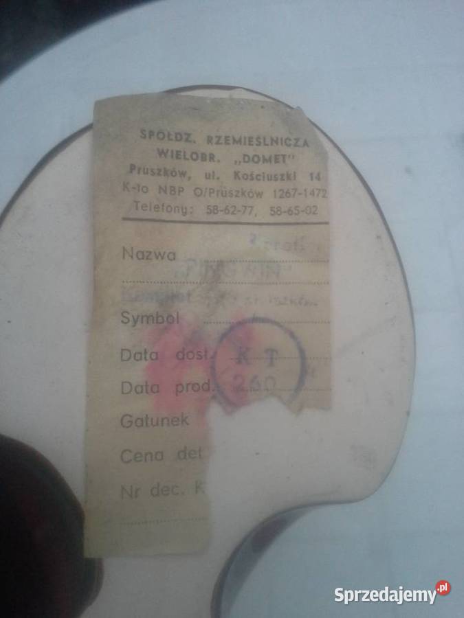 Wazonik kamionka pruszków z metką Warszawa